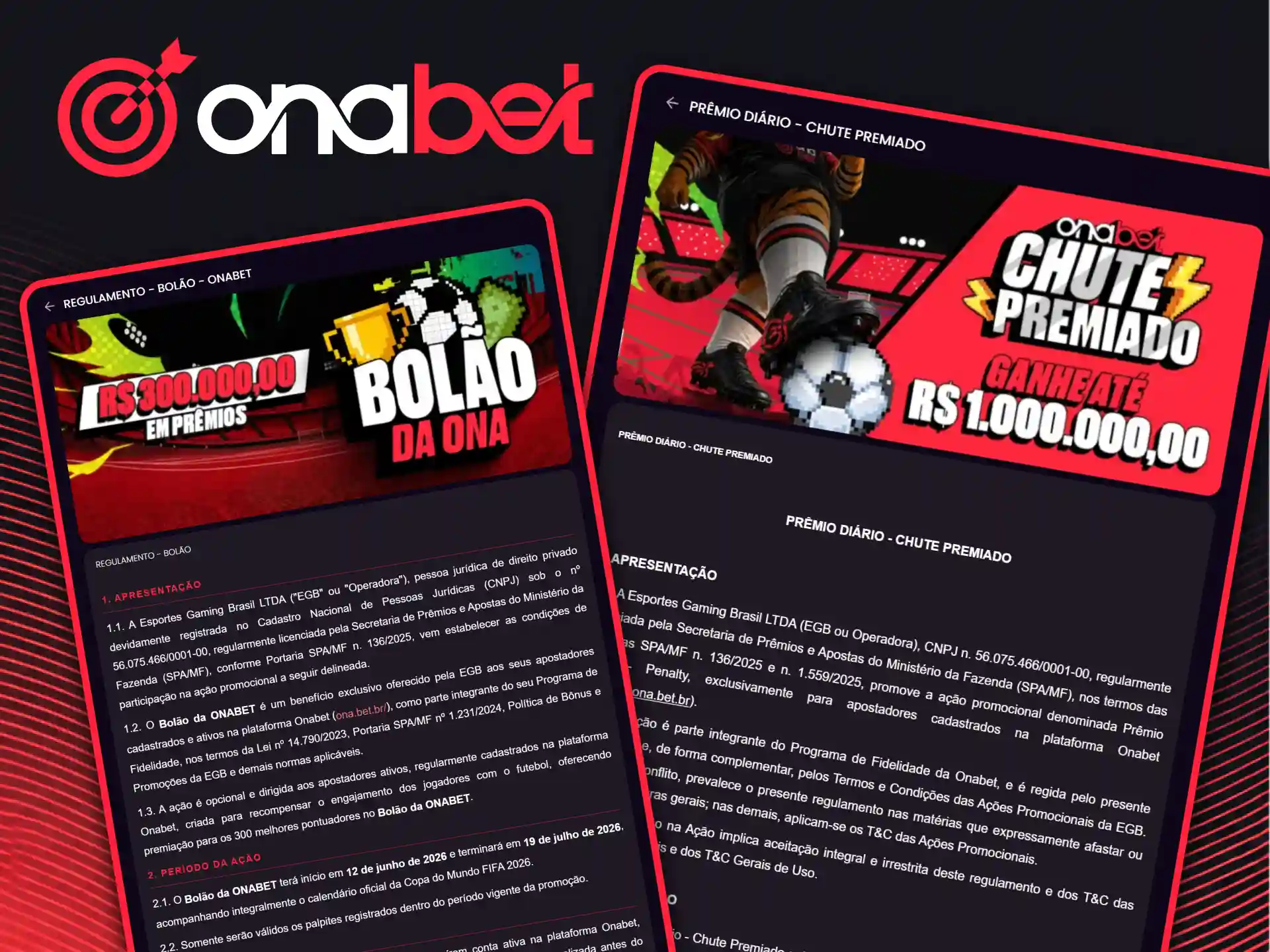 Aproveite as ofertas exclusivas e vantagens para apostas esportivas na OnaBet para dar os seus palpites.