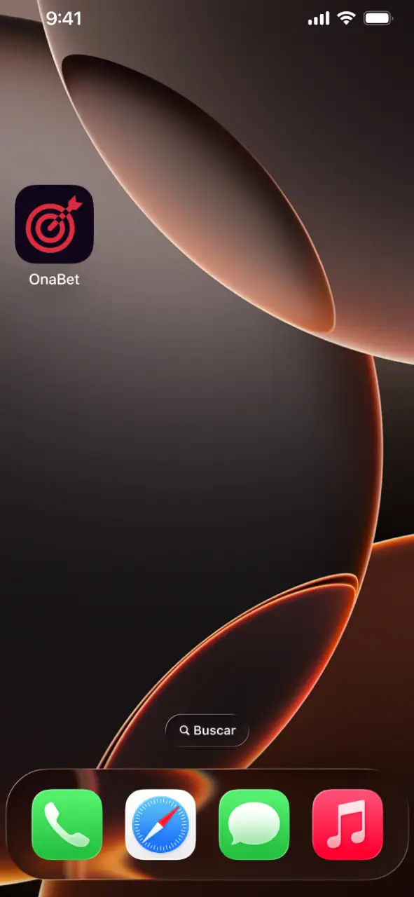 Use o novo ícone na tela inicial para acessar a OnaBet de forma rápida.